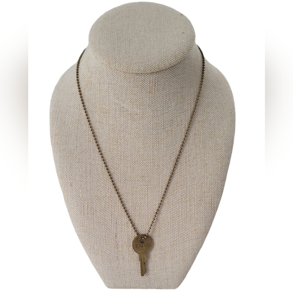 boutique Jewelry - BELIEVE key necklace